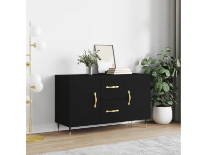 vidaXL Příborník černý 100 x 36 x 60 cm kompozitní dřevo