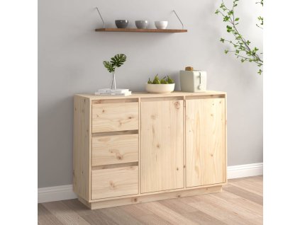 vidaXL Příborník 111 x 34 x 75 cm masivní borové dřevo