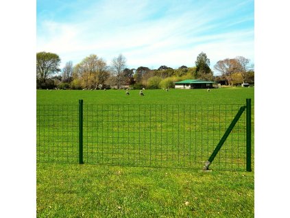 vidaXL Euro plot ocel 25 x 1,0 m zelený