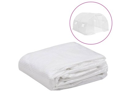 vidaXL Náhradní plachta na skleník (9 m²) 3 x 3 x 2 m průhledná