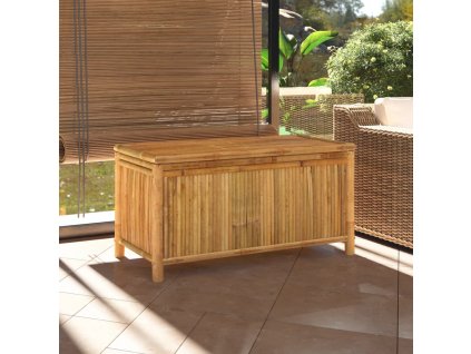 vidaXL Zahradní úložný box 110 x 52 x 55 cm bambus
