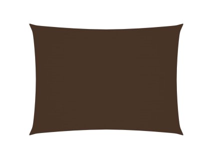 vidaXL Stínící plachta oxfordská látka obdélníková 6 x 7 m hnědá