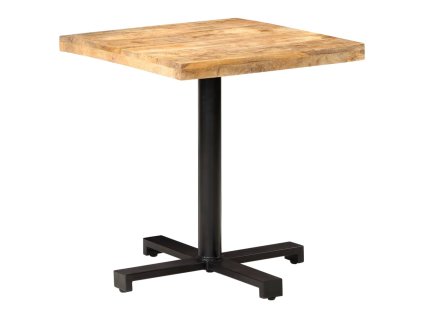 vidaXL Bistro stůl čtvercový 70 x 70 x 75 cm hrubé mangovníkové dřevo