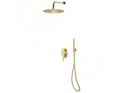 vidaXL Sprchový systém nerezová ocel 201 zlatá