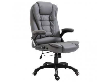 vidaXL Kancelářská židle černá umělá kůže