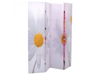 vidaXL Skládací paraván 160 x 170 cm květina