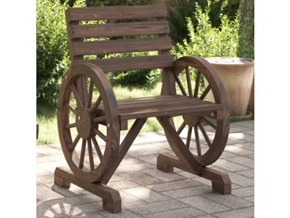 vidaXL Zahradní křesla 4 ks masivní jedlové dřevo