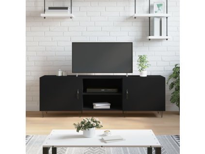vidaXL TV skříňka černá 150 x 30 x 50 cm kompozitní dřevo