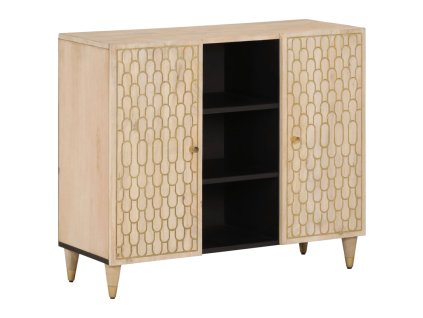 vidaXL Odkládací skříňka 90 x 33 x 75 cm masivní mangovníkové dřevo