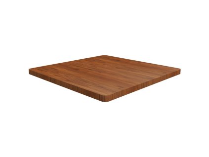 vidaXL Čtvercová stolní deska tmavě hnědá 90x90x4 cm ošetřený dub