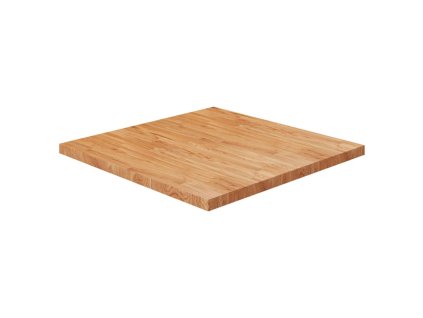 vidaXL Čtvercová stolní deska světle hnědá 90x90x4 cm ošetřený dub