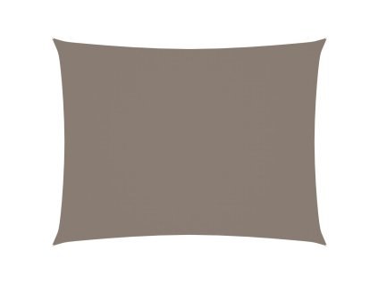 vidaXL Stínící plachta oxfordská látka obdélníková 6 x 7 m taupe