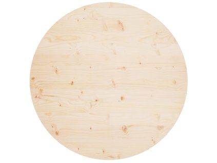 vidaXL Stolní deska Ø 90 x 2,5 cm masivní borové dřevo