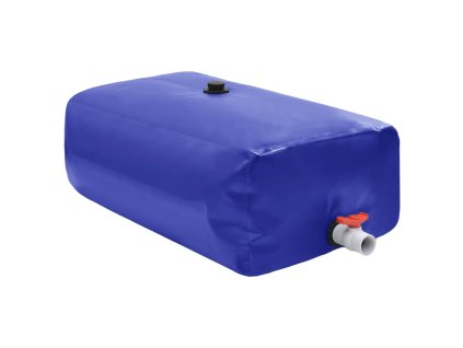 vidaXL Nádrž na vodu s kohoutkem skládací 1 500 l PVC