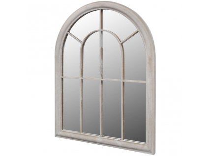 vidaXL Zahradní zrcadlo rustikální oblouk 69 x 89 cm interiér i exteriér