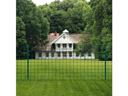 vidaXL Euro plot ocel 20 x 1,5 m zelený