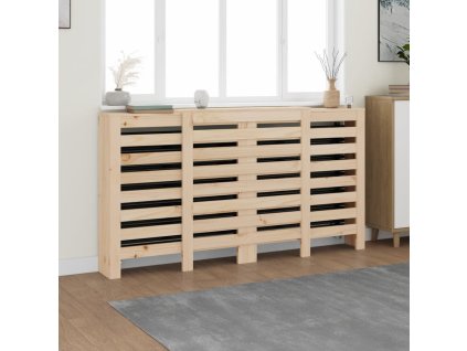 vidaXL Kryt na radiátor210x21x85 cm masivní borové dřevo
