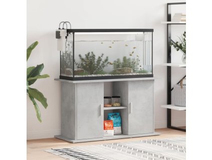 vidaXL Stojan na akvárium betonově šedý 101x41x58 cm kompozitní dřevo