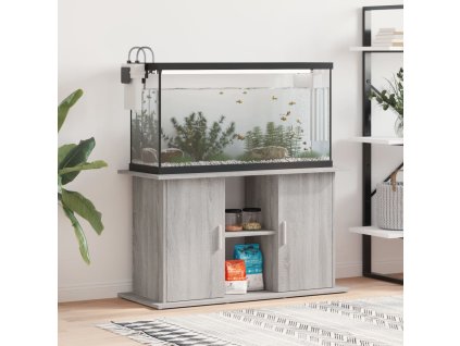 vidaXL Stojan na akvárium šedý sonoma 101x41x58 cm kompozitní dřevo