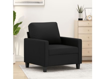 vidaXL Křeslo černé 60 cm umělá kůže