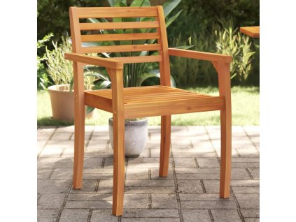 vidaXL Zahradní židle 8 ks 59 x 55 x 85 cm masivní akáciové dřevo