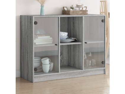 vidaXL Příborník šedý sonoma 102 x 37 x 75,5 cm kompozitní dřevo