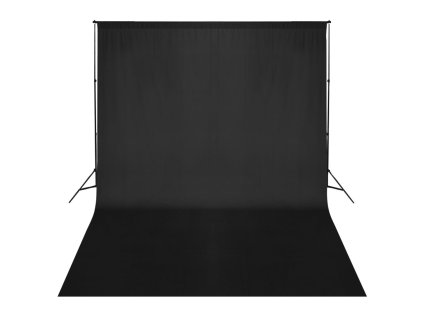 vidaXL Systém podpěry a pozadí 500 x 300 cm černé