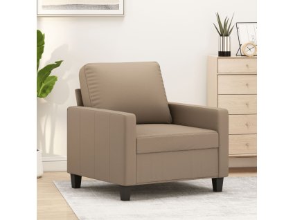 vidaXL Křeslo cappuccino 60 cm umělá kůže
