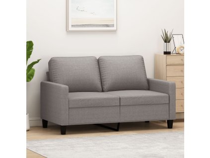 vidaXL 2místná pohovka taupe 120 cm textil