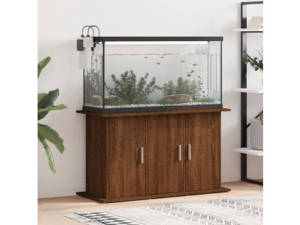 vidaXL Stojan na akvárium hnědý dub 101 x 41 x 58 cm kompozitní dřevo