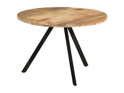 vidaXL Jídelní stůl 110 x 75 cm masivní mangovníkové dřevo