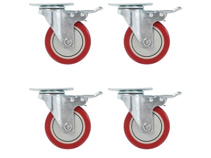 vidaXL 12 ks otočná kolečka 100 mm