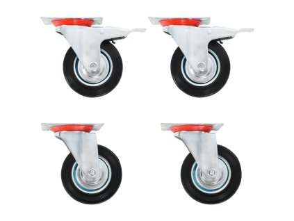 vidaXL 16 ks otočná kolečka 100 mm