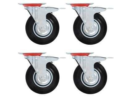 vidaXL 32 ks otočná kolečka 125 mm