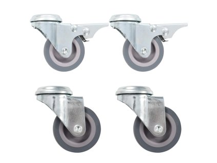 vidaXL 16 ks otočná kolečka s otvorem pro šroub 50 mm