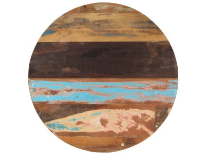 vidaXL Kulatá stolní deska 80 cm 25–27 mm masivní recyklované dřevo