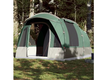 vidaXL Kempingový stan tunel pro 3 osoby zelený nepromokavý