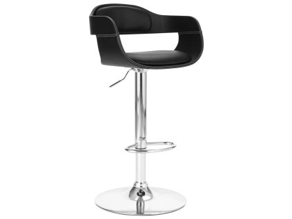 vidaXL Barová židle černá umělá kůže