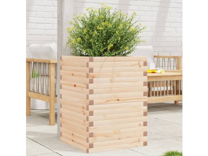 vidaXL Zahradní truhlík 50 x 50 x 68,5 cm masivní borové dřevo