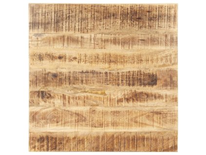 vidaXL Stolní deska masivní mangovníkové dřevo 25–27 mm 80 x 80 cm