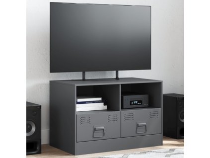 vidaXL TV skříňka antracitová 67 x 39 x 44 cm ocel