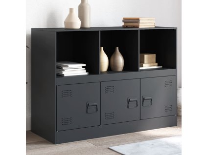 vidaXL Příborník antracitový 99 x 39 x 73 cm ocel