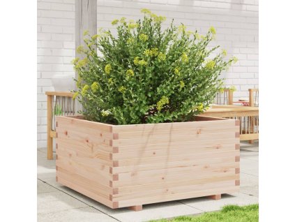 vidaXL Zahradní truhlík 90 x 90 x 49,5 cm masivní borové dřevo