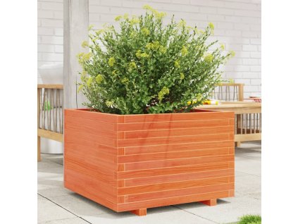 vidaXL Zahradní truhlík voskově hnědý 70x70x49,5 cm masivní borovice