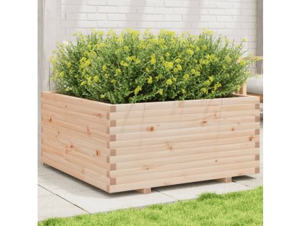 vidaXL Zahradní truhlík 100 x 100 x 49,5 cm masivní borové dřevo