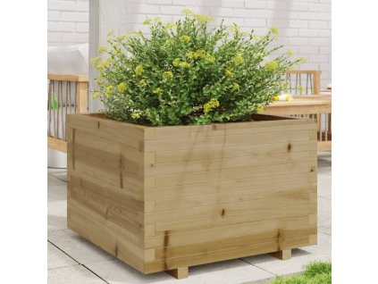 vidaXL Zahradní truhlík 70 x 70 x 49,5 cm impregnované borové dřevo