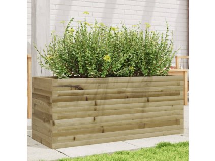 vidaXL Zahradní truhlík 110 x 40 x 45,5 cm impregnované borové dřevo