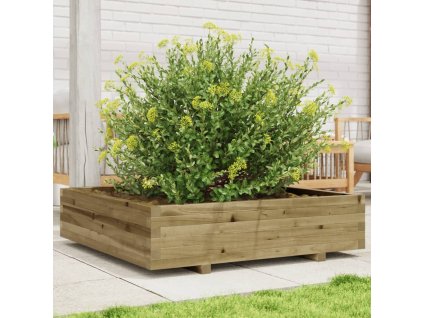 vidaXL Zahradní truhlík 100 x 100 x 26,5 cm impregnované borové dřevo