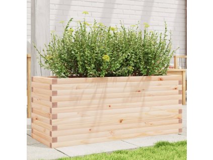 vidaXL Zahradní truhlík 110 x 40 x 45,5 cm masivní borové dřevo