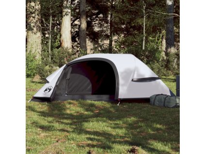 vidaXL Kempingový stan kopule pro 1 osobu bílý zatemňovací nepromokavý